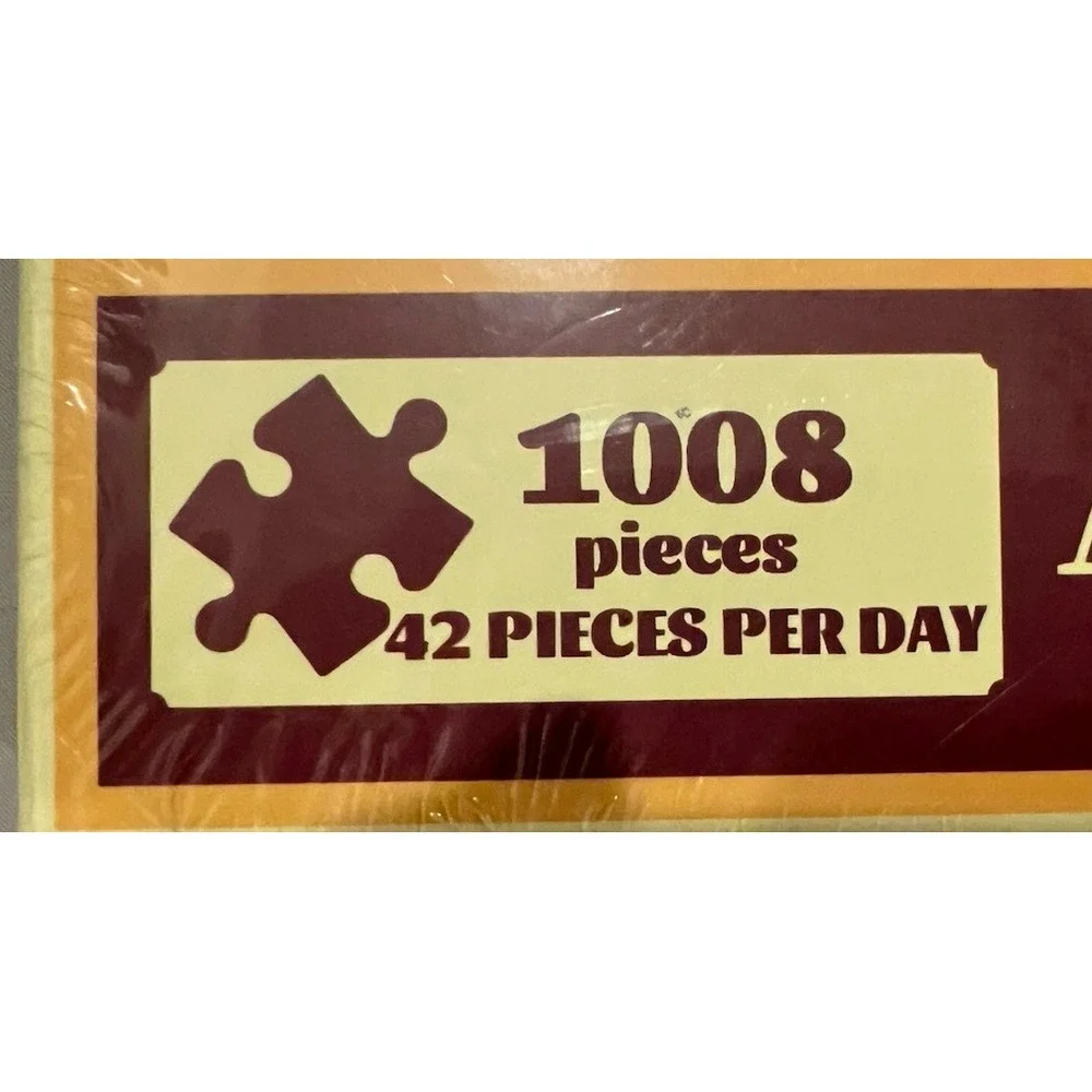 The Jigsaw Puzzle Advent Calendar 1008 Pieces‎  24 Day Countdown